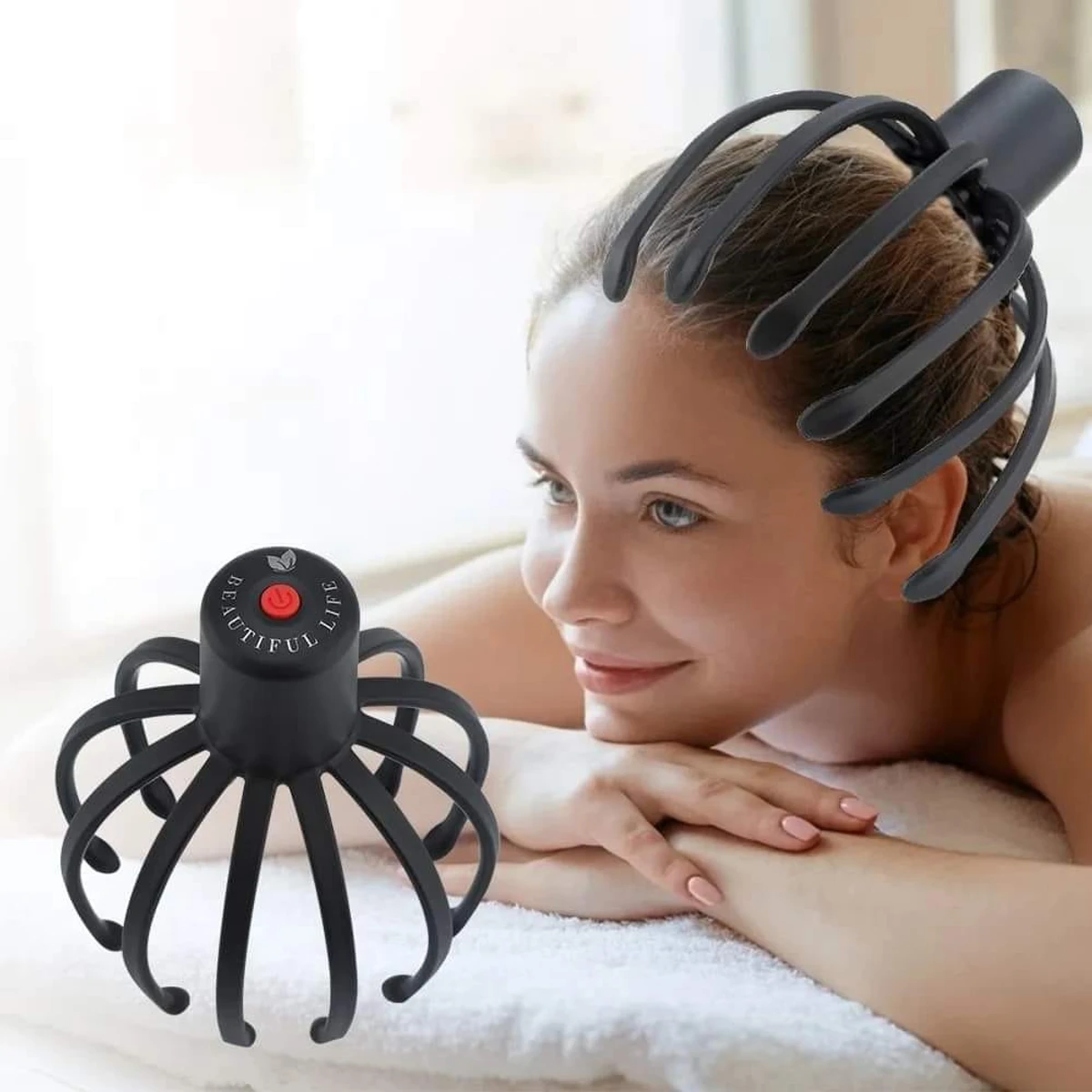 Electric Octopus Claw Scalp Massager Stress Relief Head Massager