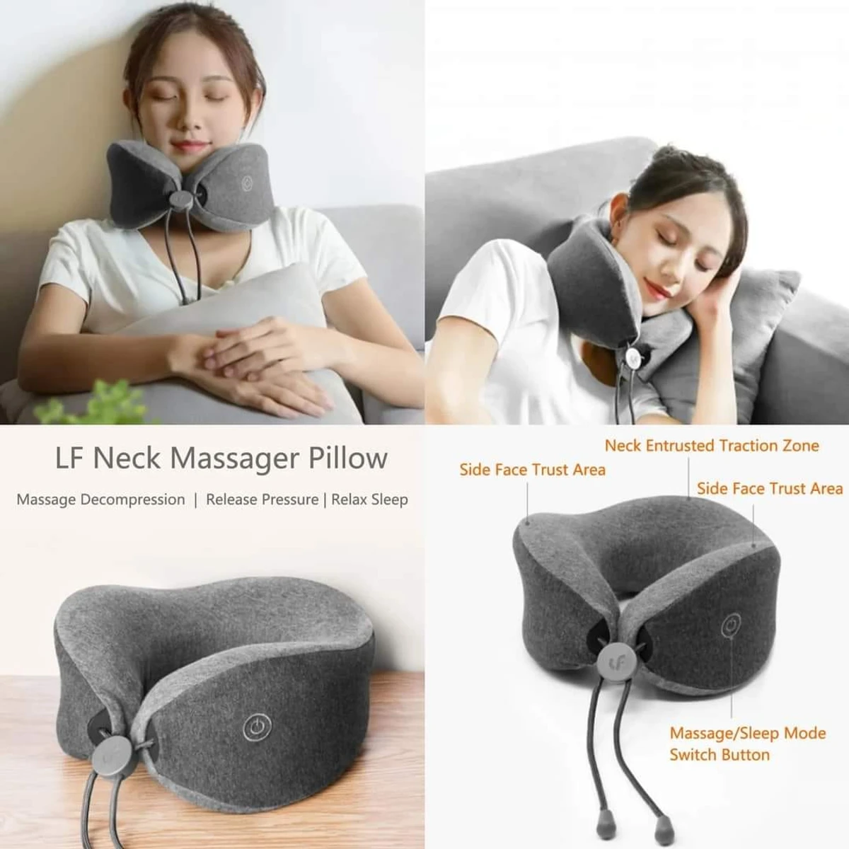 Xiaomi Mijia LeFan Neck Pillow LR-S100 Neck Massage Travel Pillow