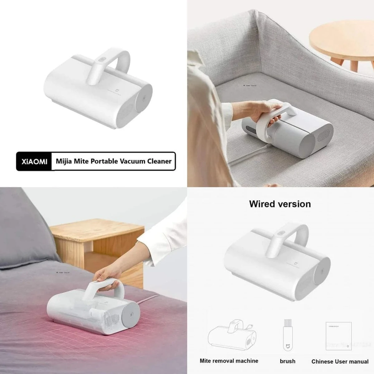 Xiaomi Mijia UV Sterilization Anti-Mites Mattress Vacuum Cleaner 12000Pa Strong Suction