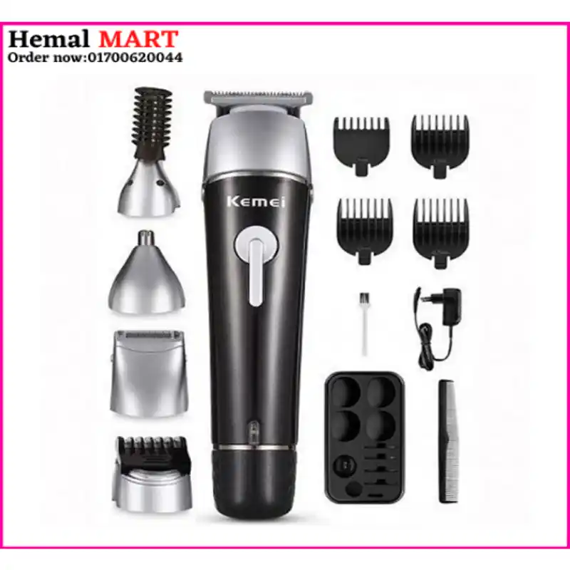 Kemei KM-1015 (10 In 1) Electric Washable Hair Clipper