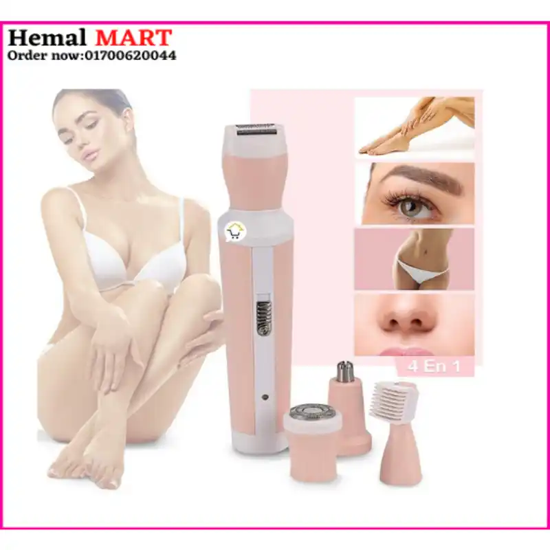 Kemei KM-3024 Female Face Epilator Hair Removal Kit Bikini