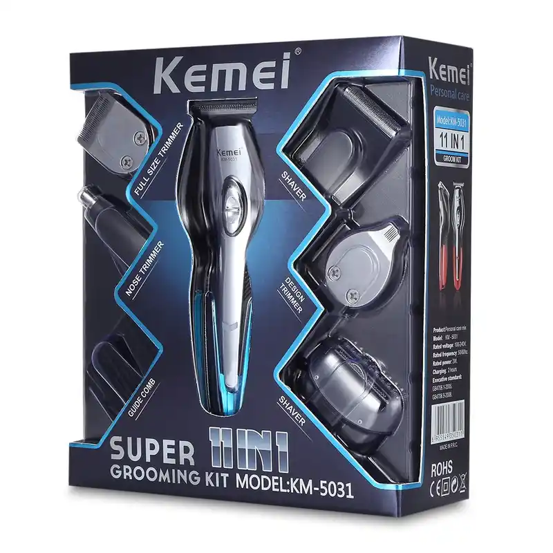 Kemei-KM-5031-11-in-1-Hair-Clipper-Shaver-Nose-Ear-Trimmer