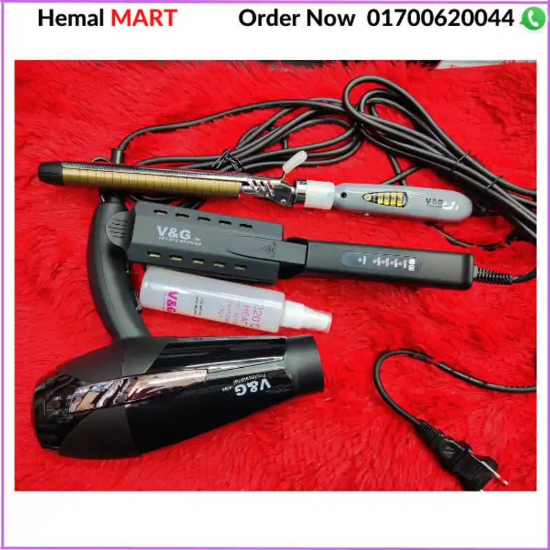 V&g hair straightener and curler hotsell