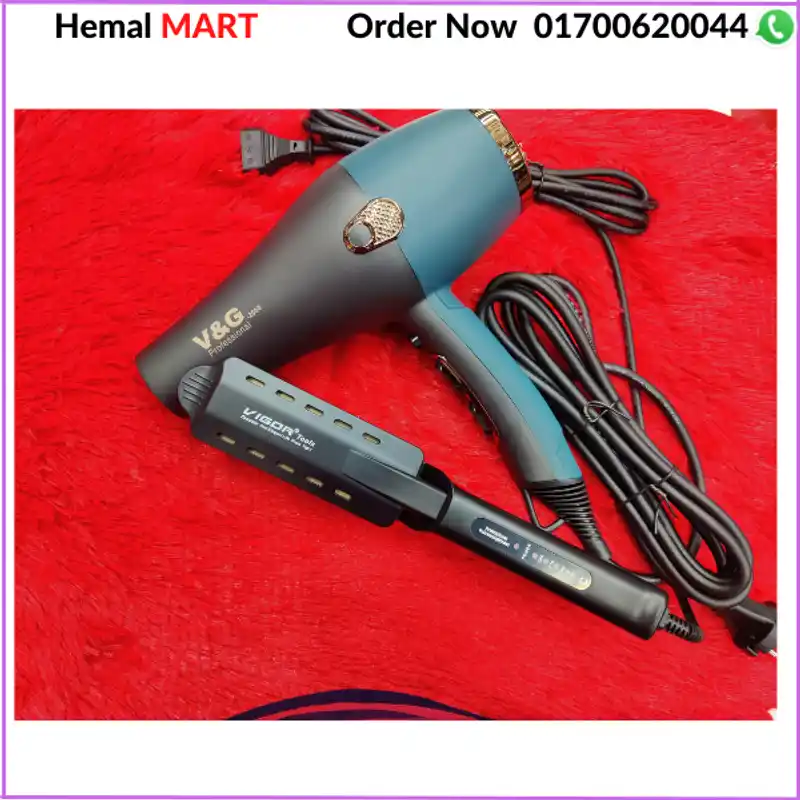 HAIR STRAIGHTENER, HAIR DRYER COMBO