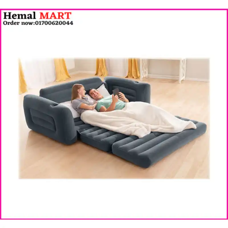 Intex Inflatable 2-In-1 Queen Size Sofa cum bed