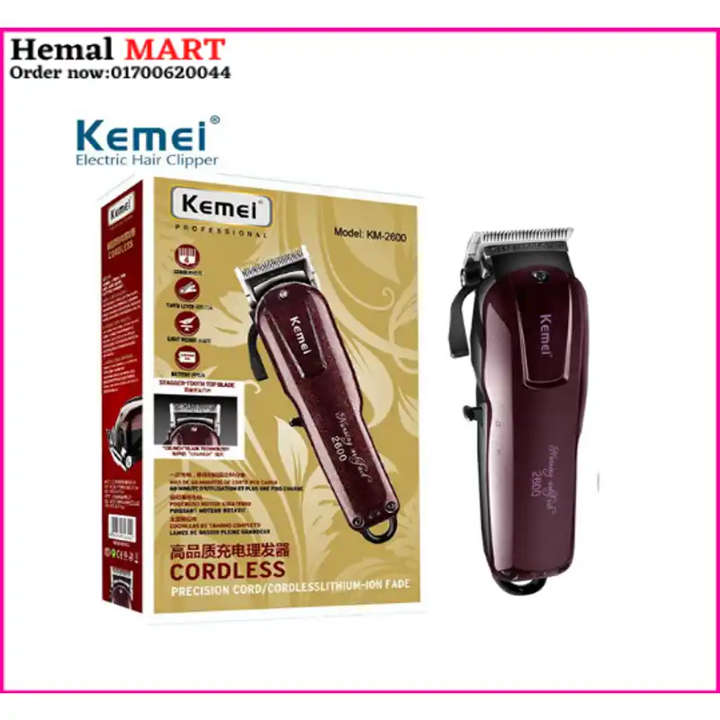 Kemei KM-2600 Beard Trimmer Hair Clipper