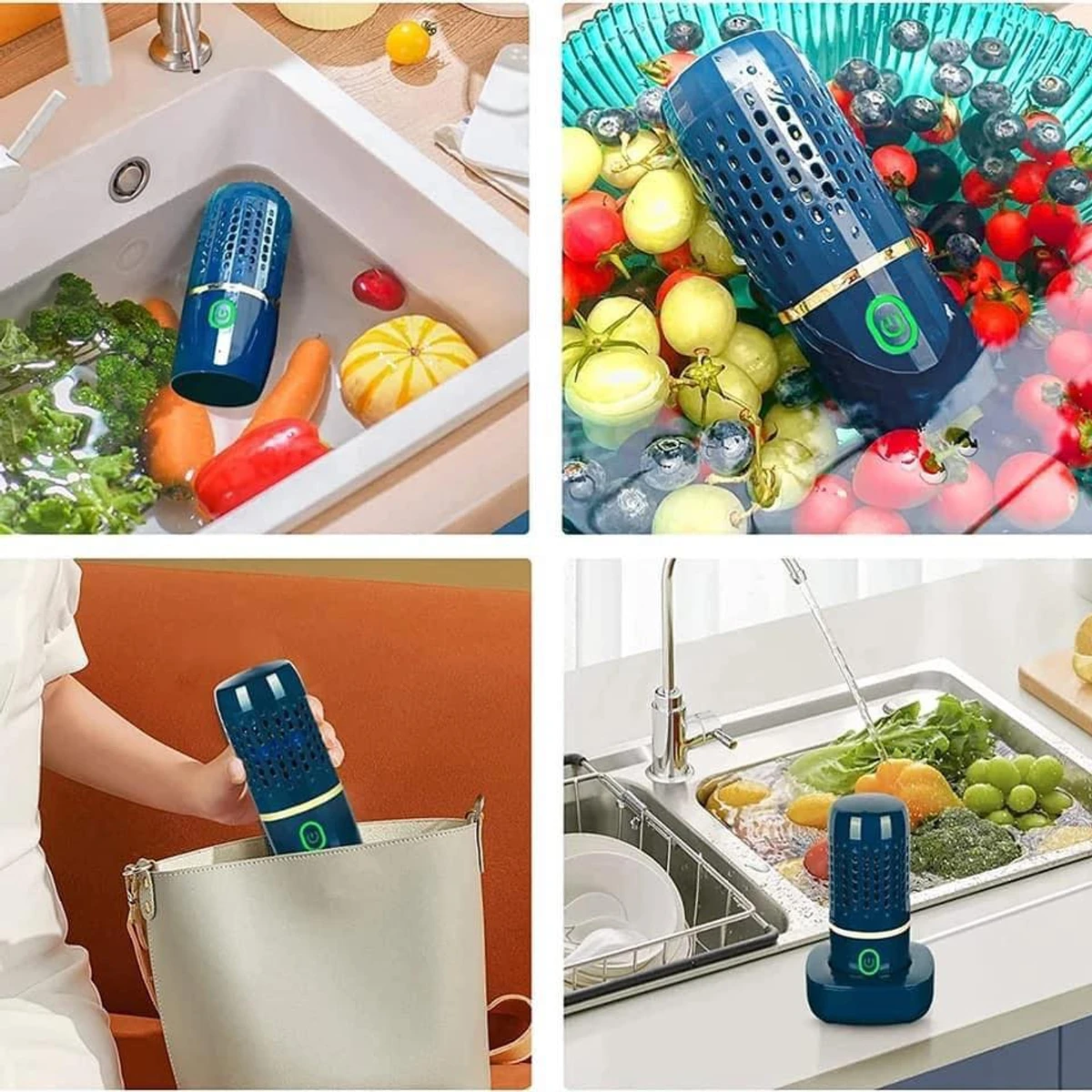 Capsule vegetable and fruits purifier machine