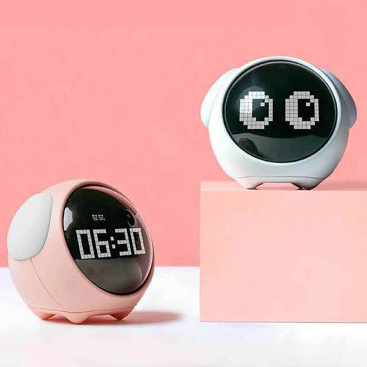 Creative Emoji Alarm Clock Intelligent Voice Control