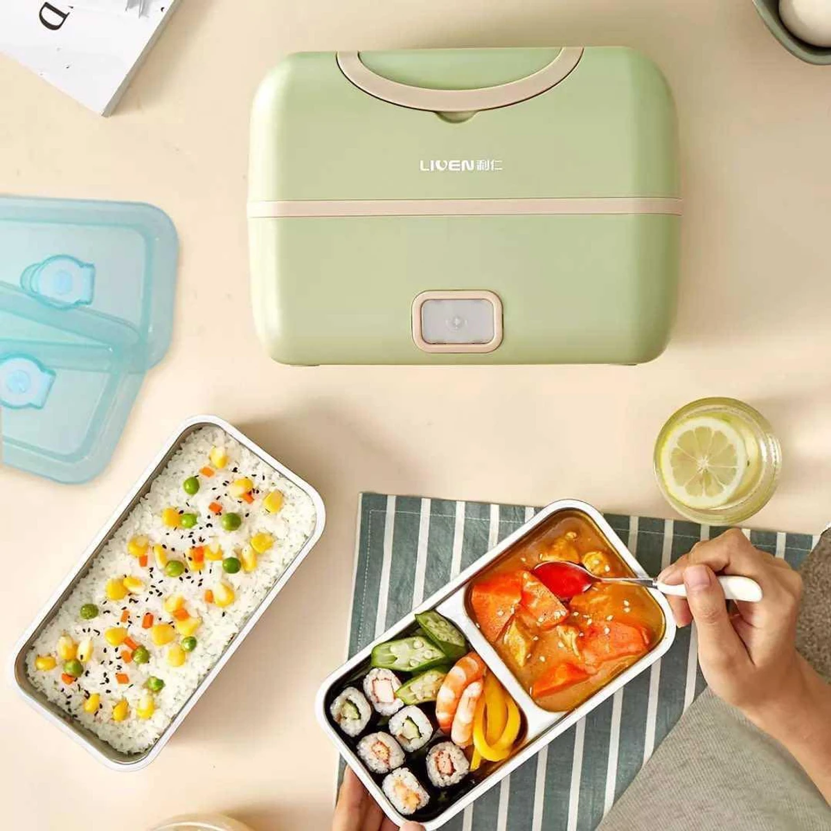 Food grade lunch box Adult Student Bento Box Food container
